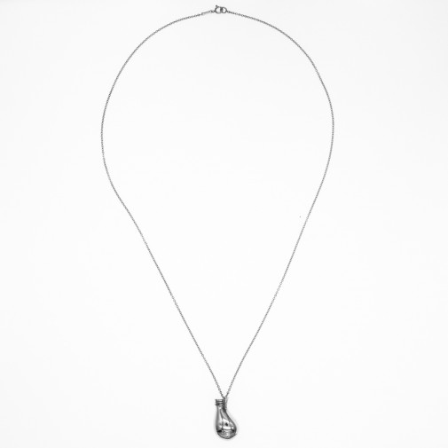 Collar y colgante Anfora en plata 925.