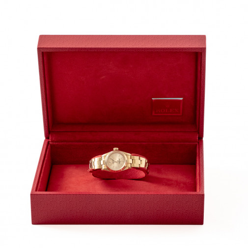 Reloj de mujer Rolex  Oyster Perpetual en oro amarillo 18k 