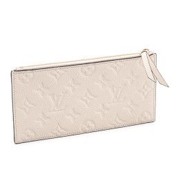 Set de deux étuis Louis Vuitton pour pochette Felicie en cuir Empreinte Monogram
