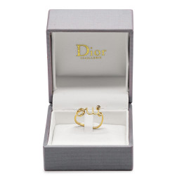 Bague Dior Oui en or gris 18k et brillant