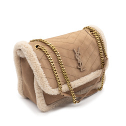 Sac Saint-Laurent Collector Niki Shearling Medium