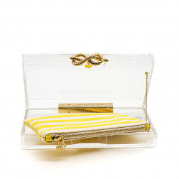 CHARLOTTE OLYMPIA Bolsa de mano en Perspex Cordage Pandora