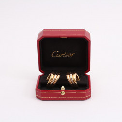 Pendientes Trinity de tres oros