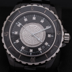 Reloj J12 38mm pavimentado con diamantes