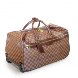 Bolsa de viaje trolley Eole 50 en lona Damier