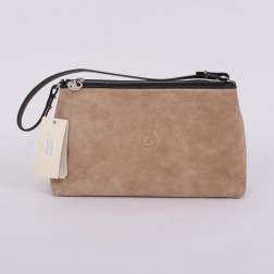  Bolso de gamuza beige