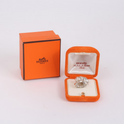 Clips de oreja Torsade en plata 925