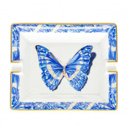 Cenicero Mariposa de porcelana de Limoges