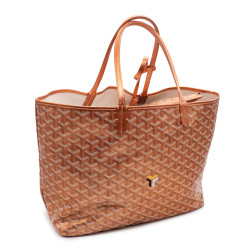 Sac cabas Goyard Saint-Louis M.M. Edition Limitée en toile cuivre doré