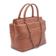 Chanel Be CC Tote Bag Collection Cruise 2012 en cuir Caviar rose saumon