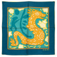 Gavroche Hermes L'Année du Dragon en soie 100% par Stephany Devaux
