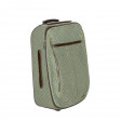 Valise trolley Annette en lin Mini-Monogram Dark Kaki