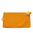 Pochette Accessoires G.M. en cuir épi mandarine