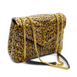 Sac YSL Loulou à bandoulière chaîne et cuir à imprimé leopard