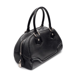 Sac Louis Vuitton Montaigne en cuir épi noir