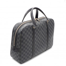 Sac Porte-documents de voyage toile Damier Graphite